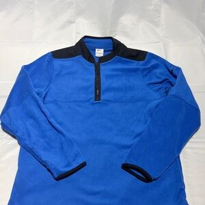 Nike Therma Fit Men’s Golf Pullover Sweater New Size Medium Blue 1/4 Zip